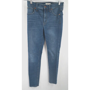 Madewell Slowfashion Sustainable Skinny Jeans 27 Dark Blue 9 Inch Fair‎ Trade